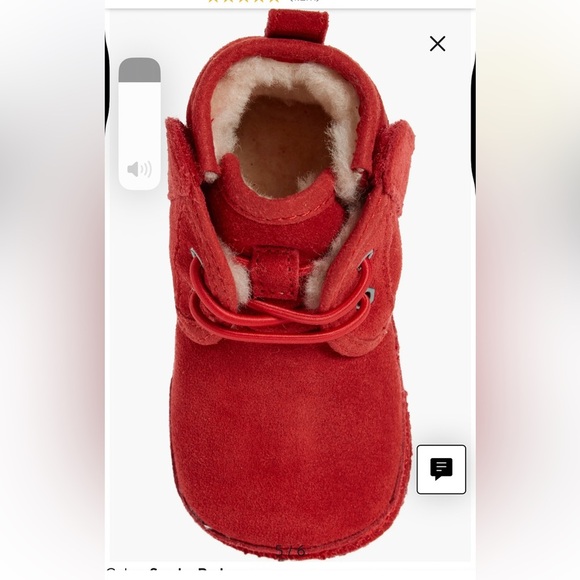 UGG Baby 02/03 Neumel Boot Samba Red Shearling Warm Winter Outdoor Wool Casual - Picture 15 of 16